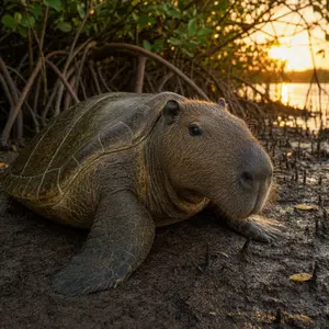 Capybara + Sea turtle